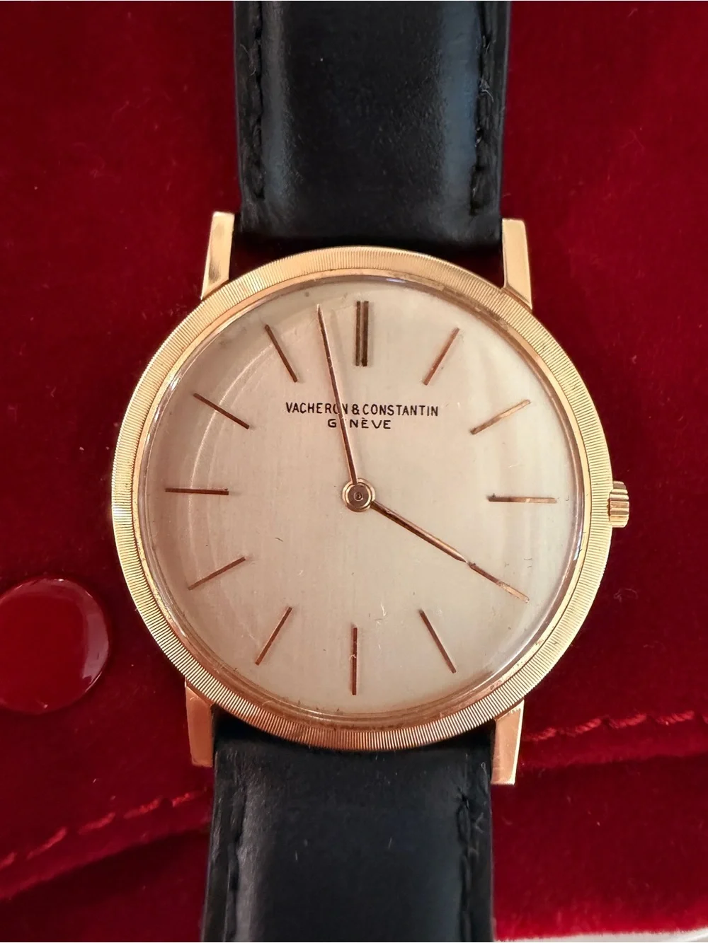 Vacheron Constantin Ultra Slim Watch Ref. 6351 18K Yellow Gold 1960s